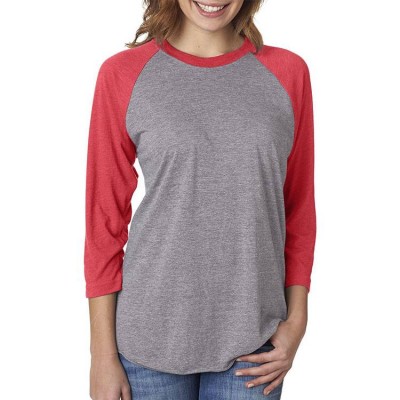 Waimaotong Promotional Product Raglan 3/4 Sleeve Unisex Tees Express China Blank 100% Cotton Casual Plus Size Quick Dry Breathable